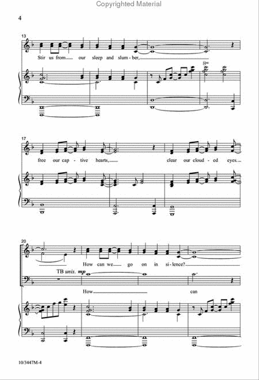On Christ We Stand 4-Part scores gallery preview page 3