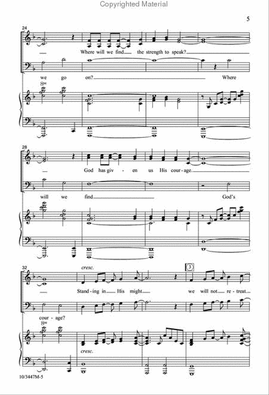On Christ We Stand 4-Part scores gallery preview page 4