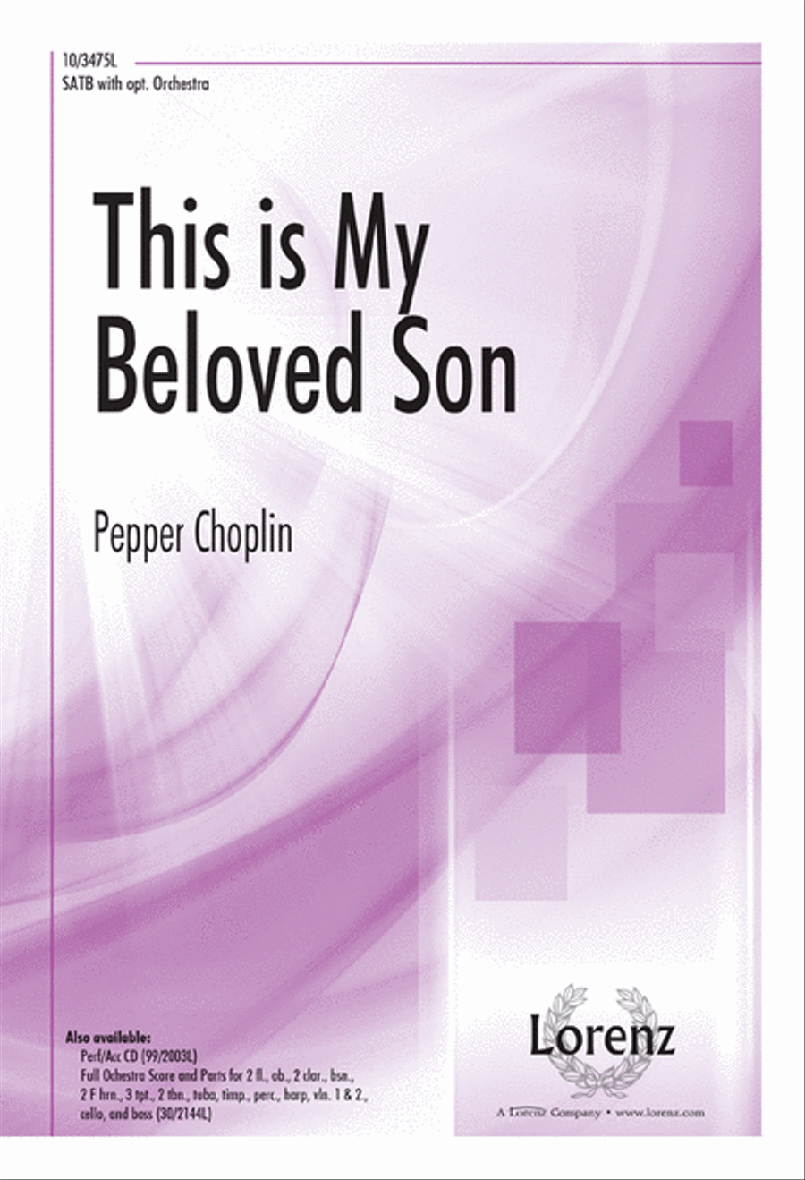 This Is My Beloved Son This Is My Beloved Son 4-Part scores gallery preview page 1