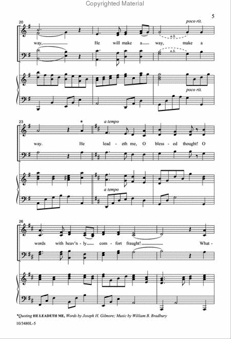 God Will Make a Way God Will Make a Way 4-Part scores gallery preview page 4