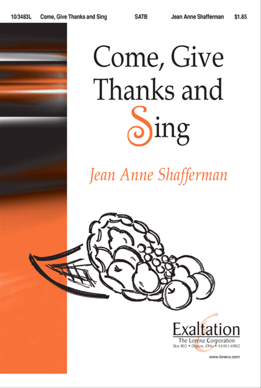 Come, Give Thanks and Sing 4-Part scores gallery preview page 1