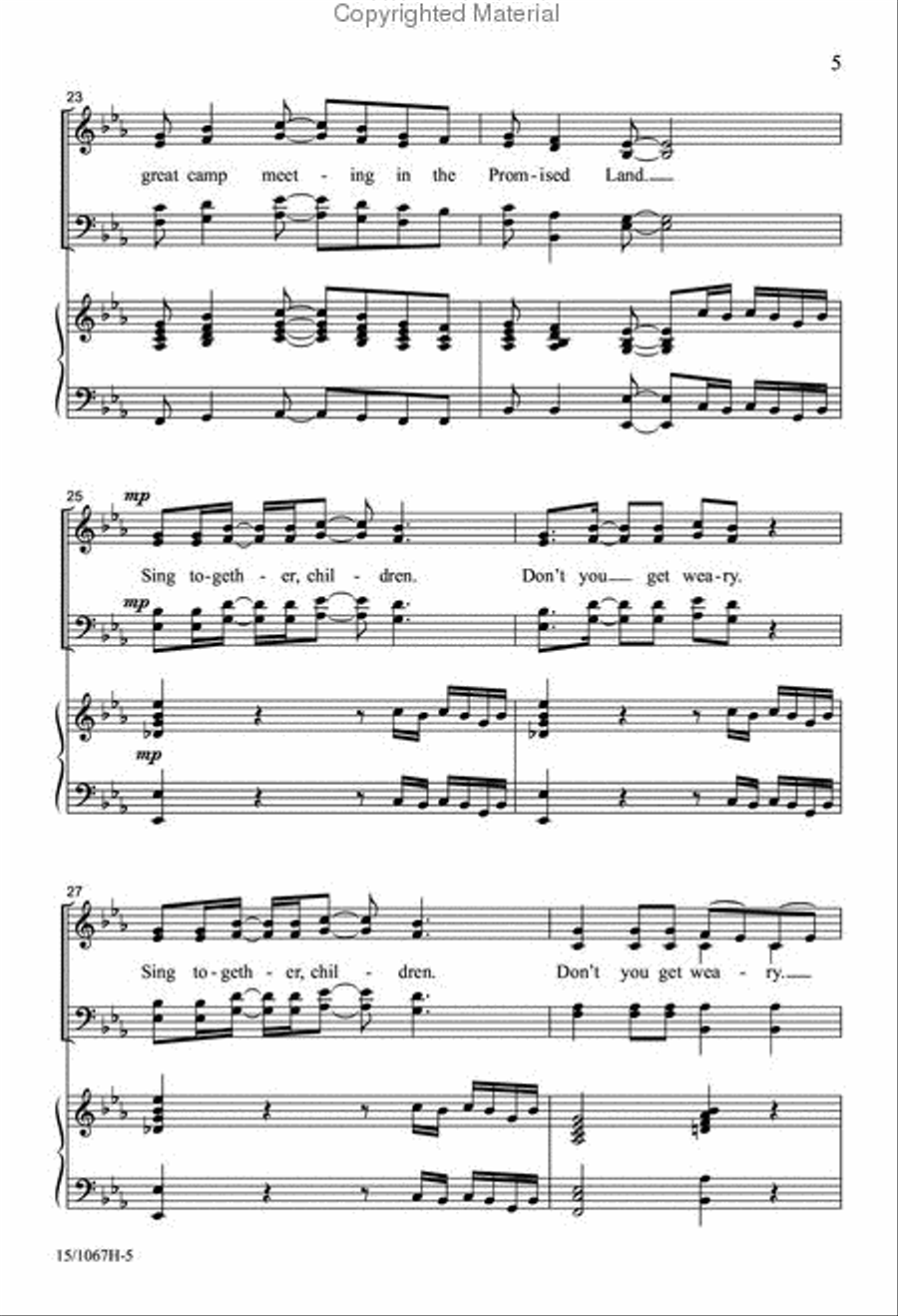 I Hear America Singing I Hear America Singing 4-Part scores gallery preview page 5