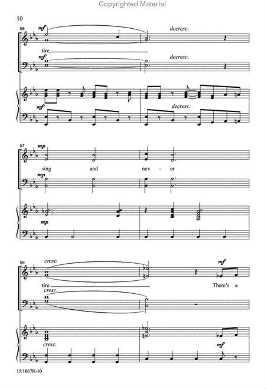 I Hear America Singing I Hear America Singing 4-Part scores gallery preview page 10