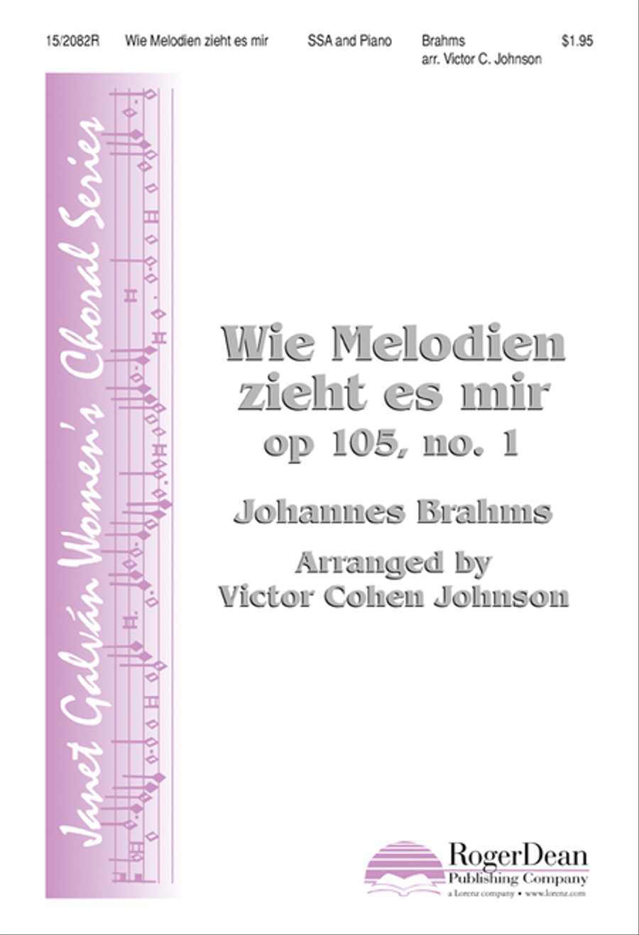 Wie Melodien zieht es mir SSA scores gallery preview page 1