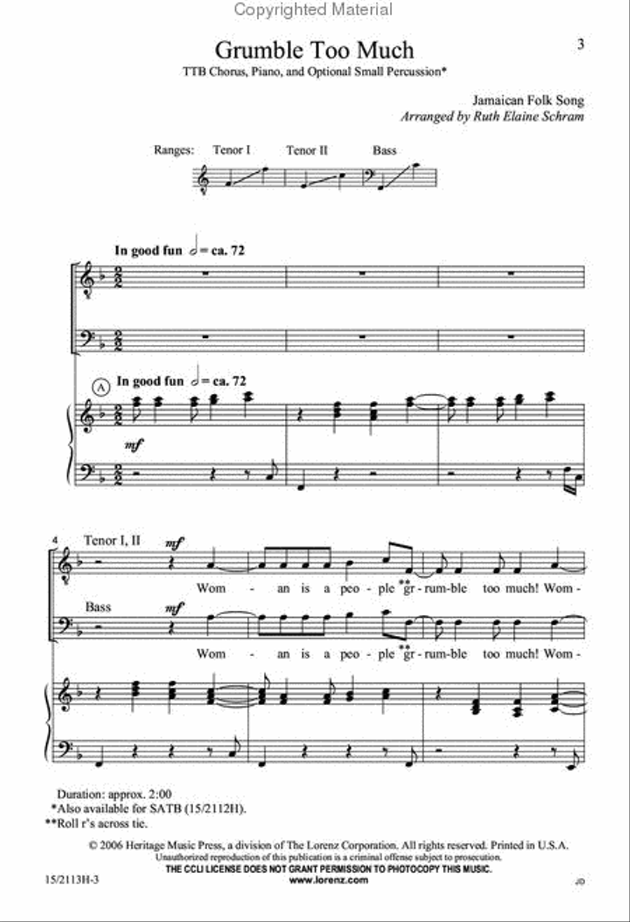 Grumble Too Much Grumble Too Much TTB scores gallery preview page 3