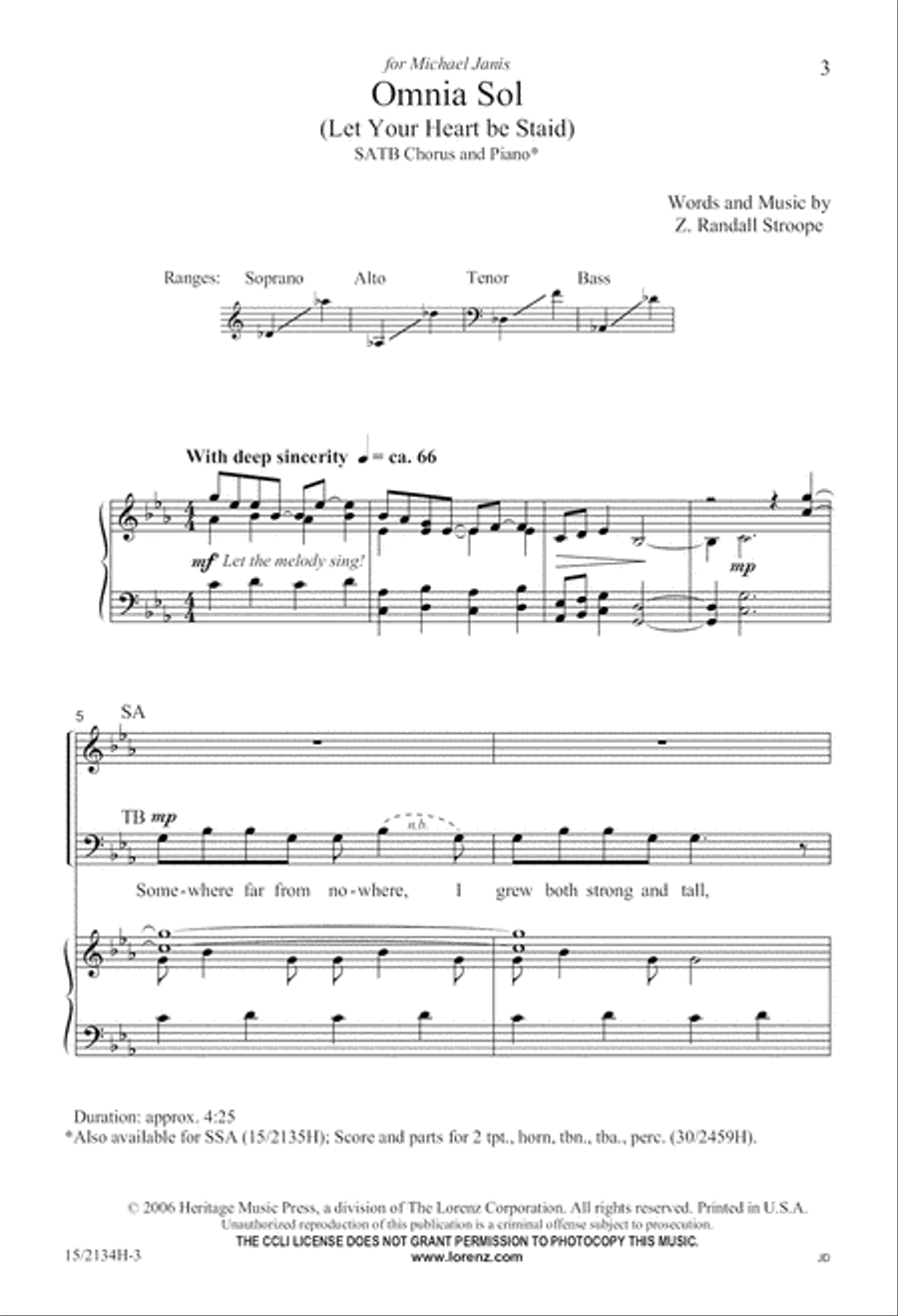 Omnia Sol Omnia Sol 4-Part scores gallery preview page 4