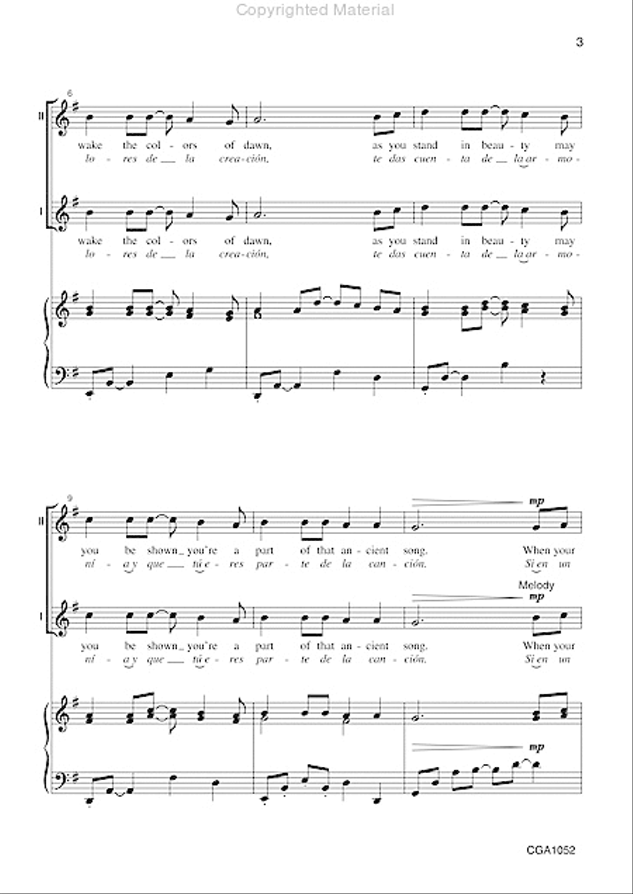 Sing It Out! (Cantalo) Unison Choir scores gallery preview page 3