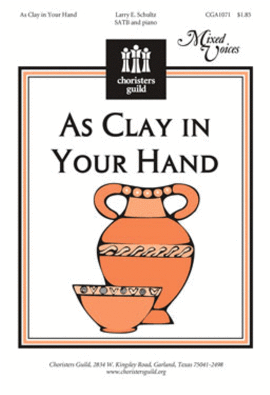 As Clay in Your Hand 4-Part scores gallery preview page 1