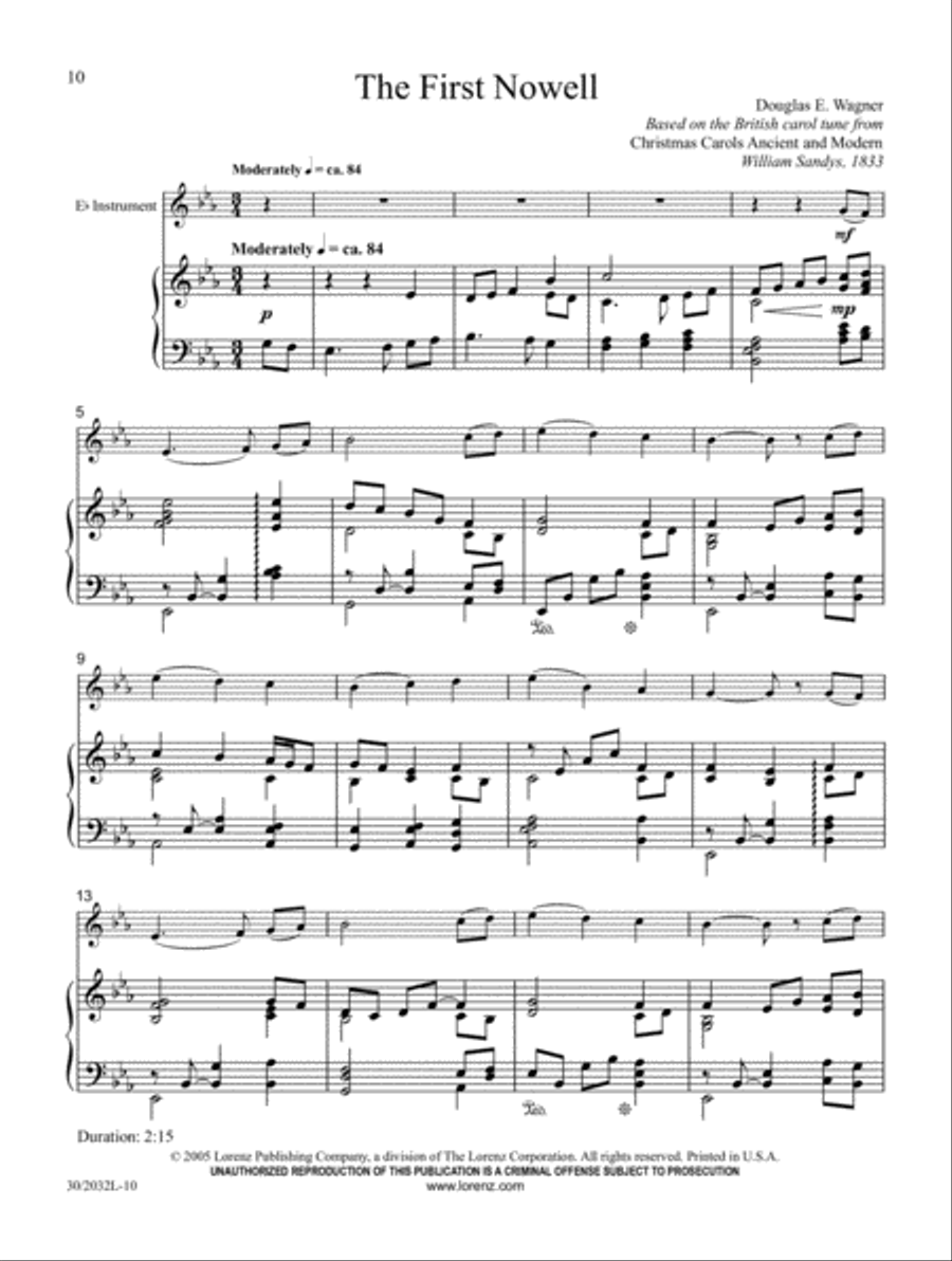 Christmas Celebrations - Alto Saxophone Alto Saxophone scores gallery preview page 4