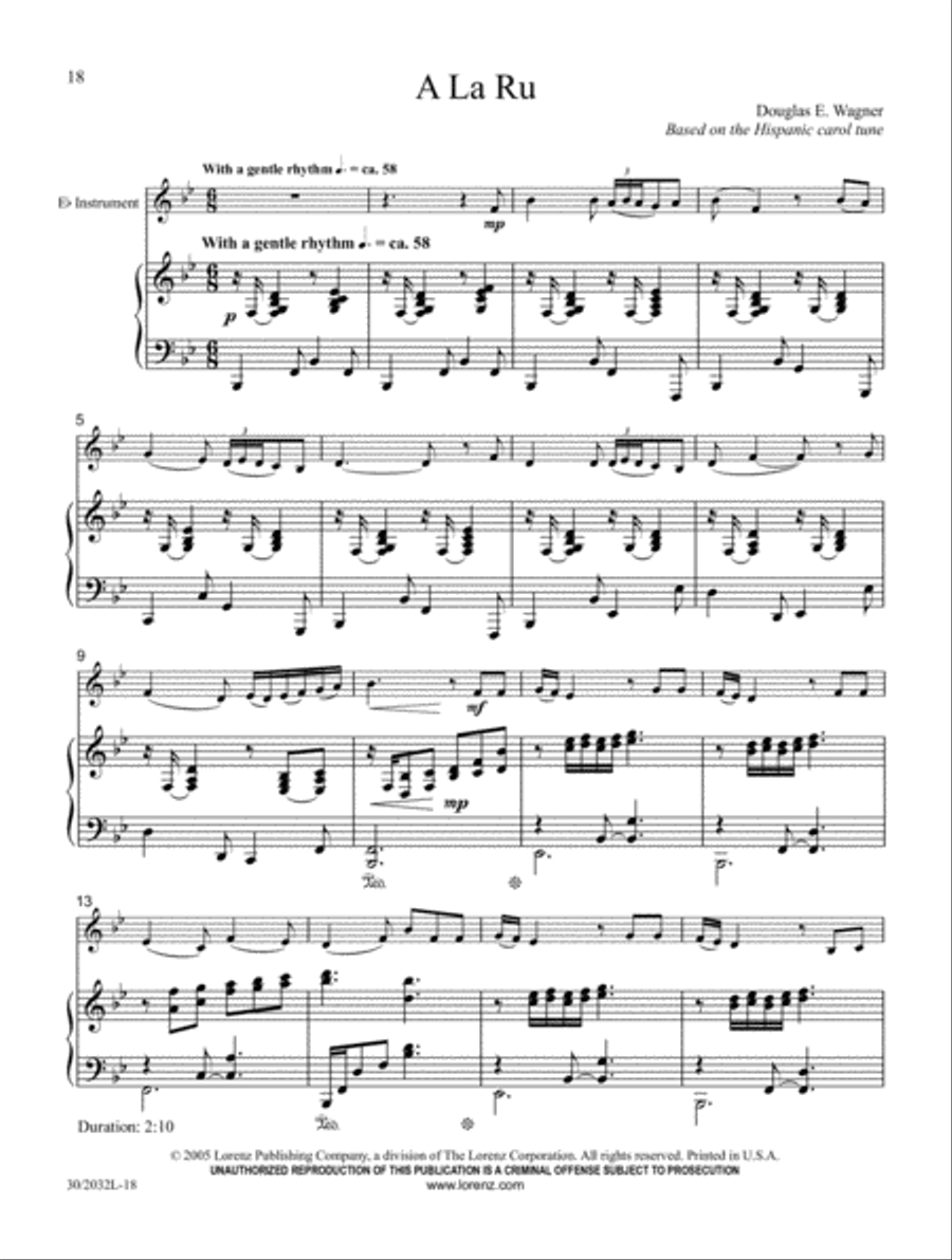 Christmas Celebrations - Alto Saxophone Alto Saxophone scores gallery preview page 8