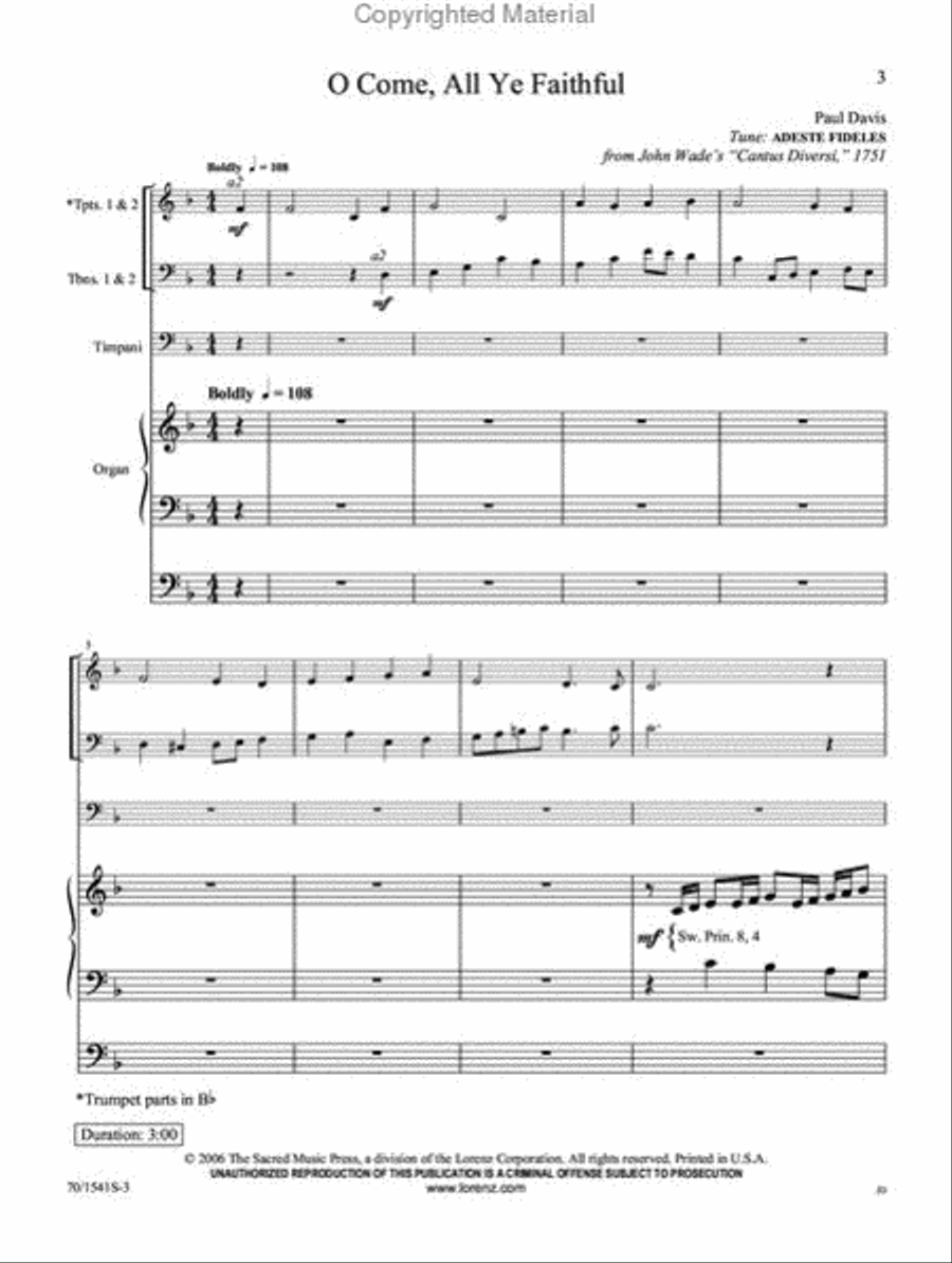 Festive Hymn Settings