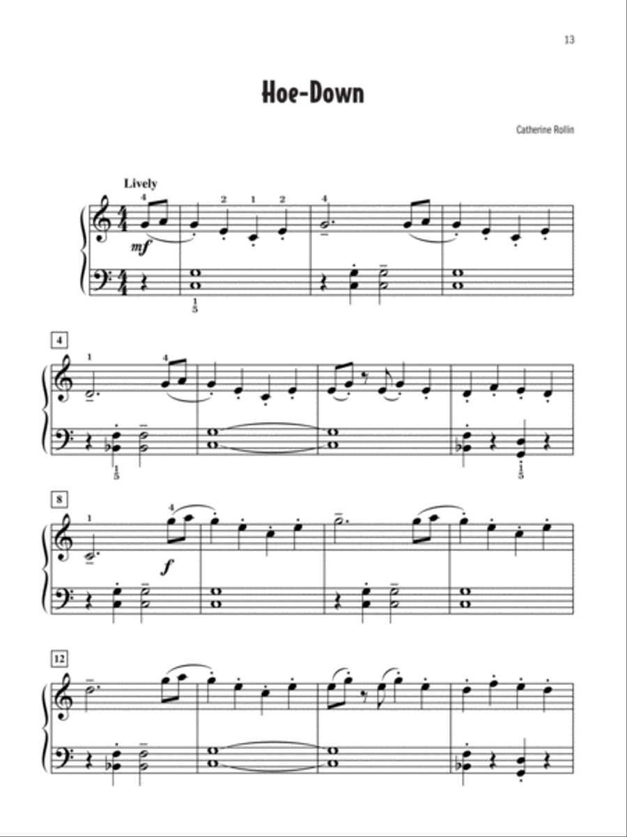 Catherine Rollin's Favorite Solos, Book 1 Piano Solo scores gallery preview page 4