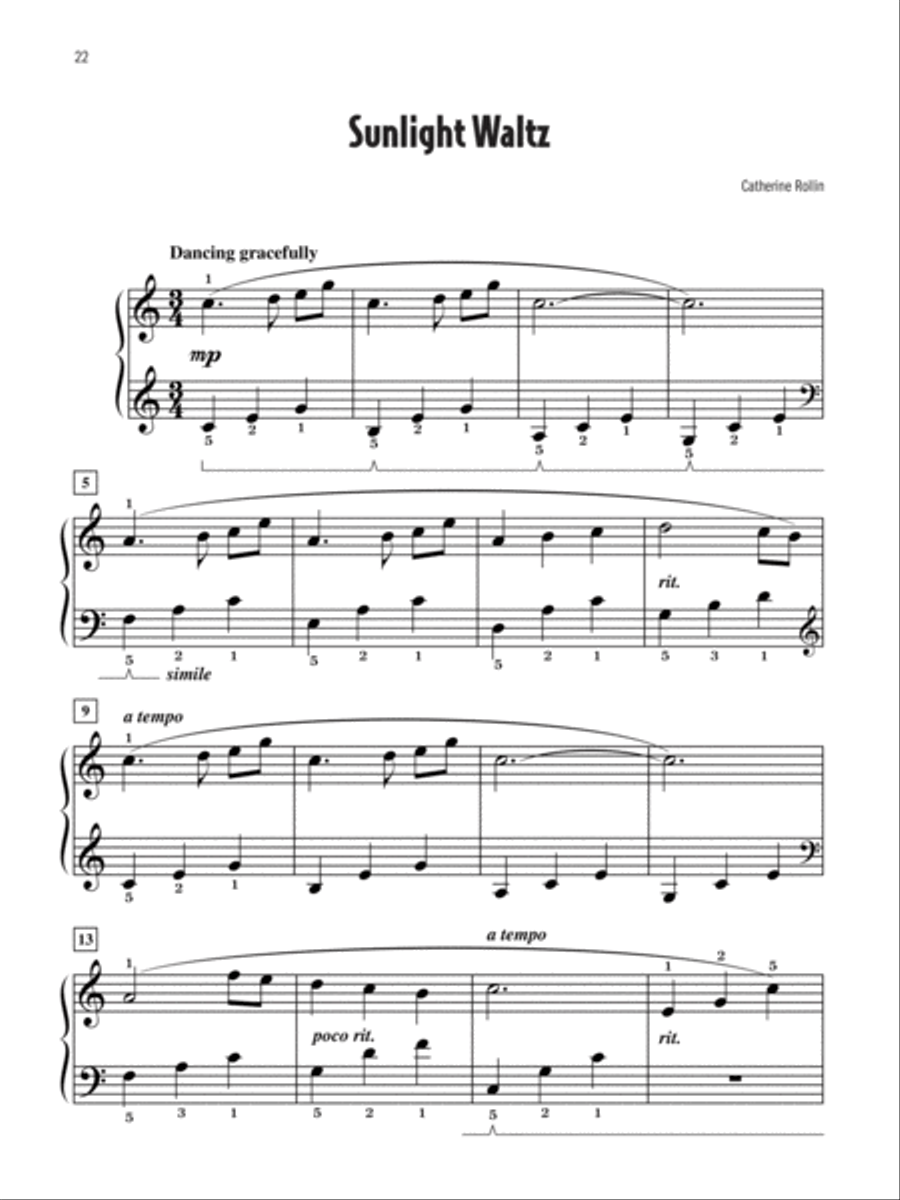 Catherine Rollin's Favorite Solos, Book 1 Piano Solo scores gallery preview page 7