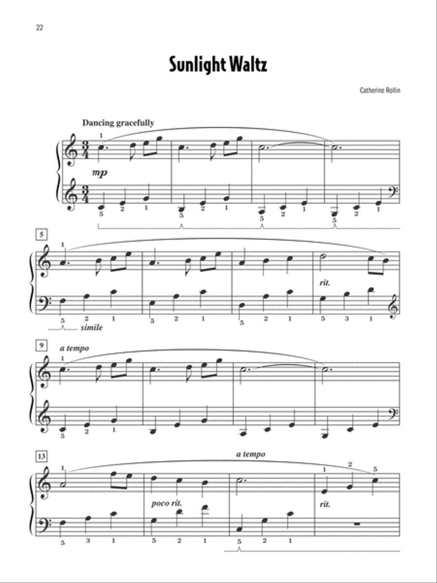 Catherine Rollin's Favorite Solos, Book 1 Piano Solo scores gallery preview page 11