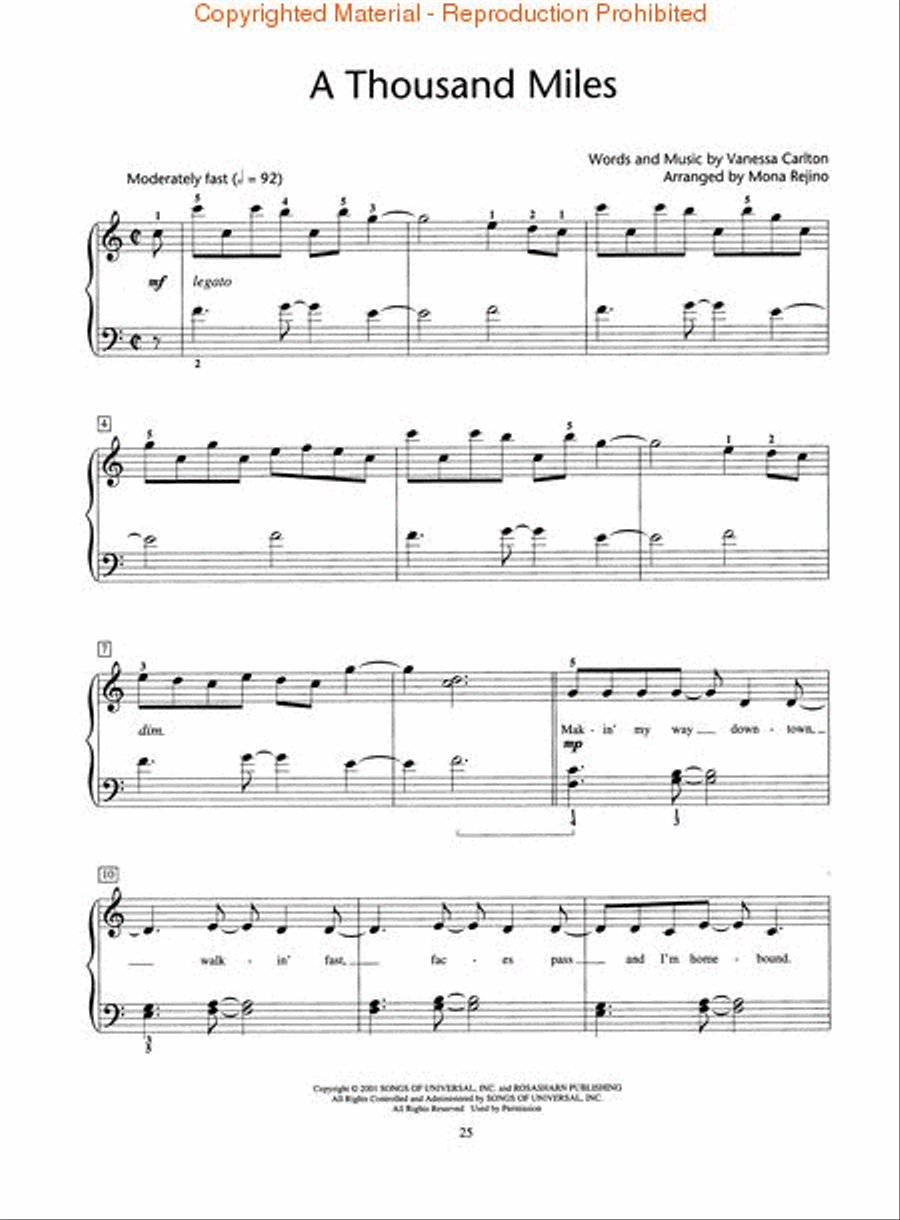 Today's Hits Piano Method scores gallery preview page 4