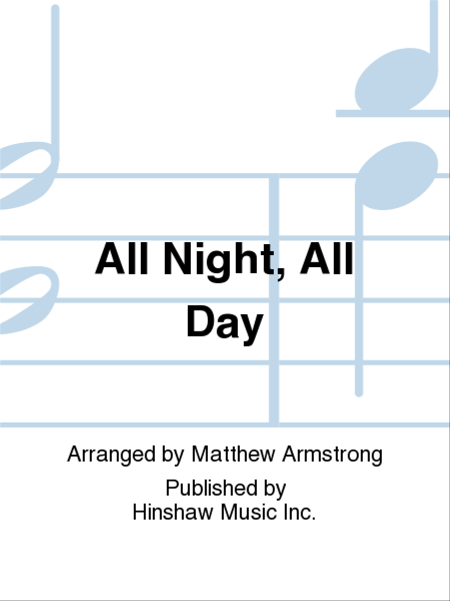 All Night, All Day All Night, All Day SSAATTBB scores gallery preview page 1