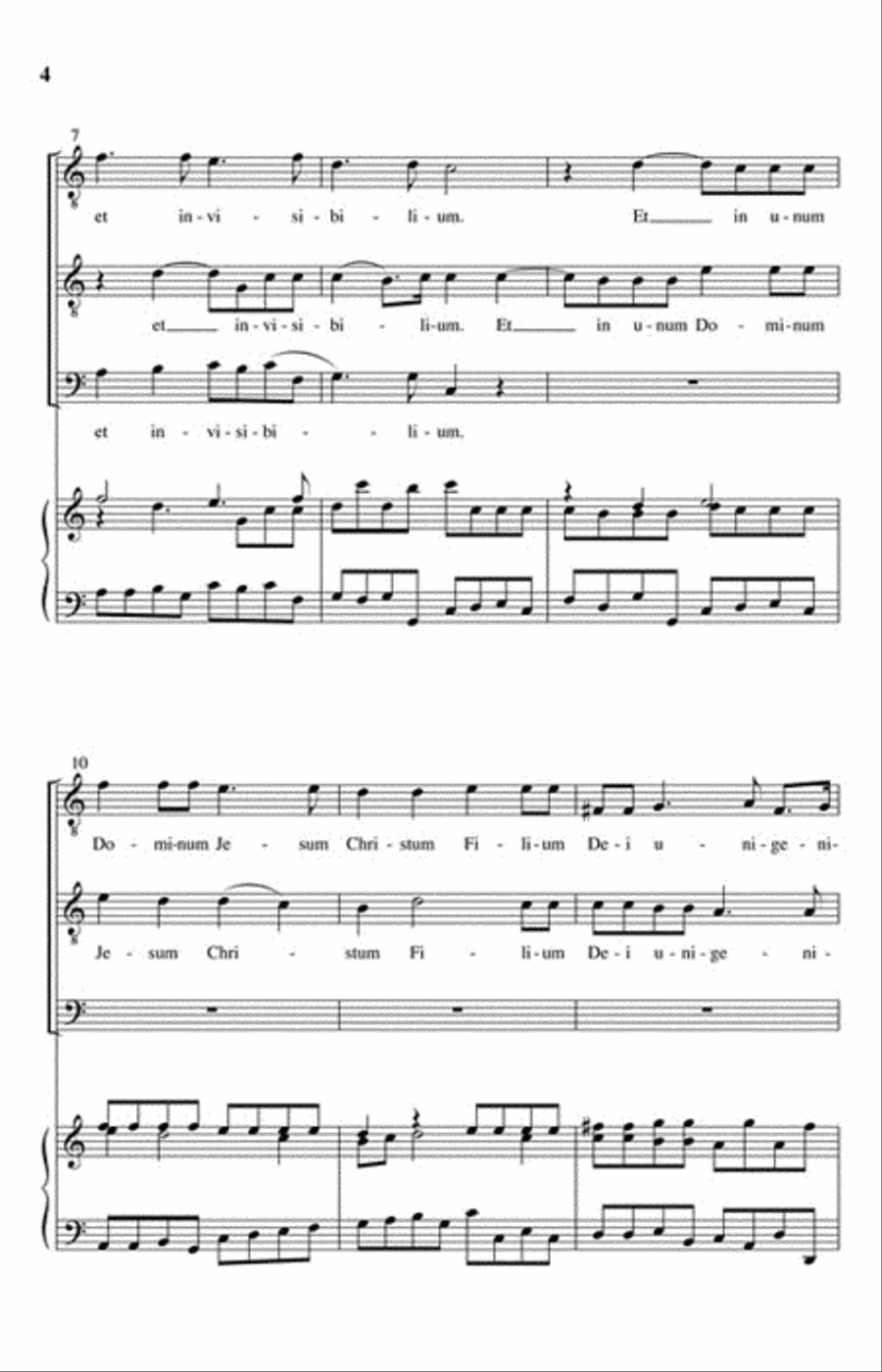 Credo A 3 Credo A 3 Choir scores gallery preview page 3