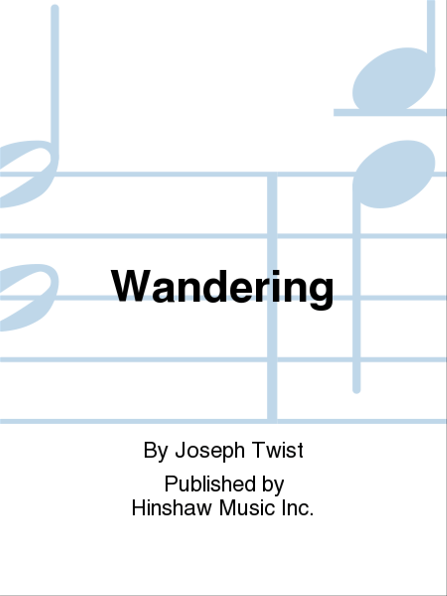 Wandering Wandering 4-Part scores gallery preview page 1