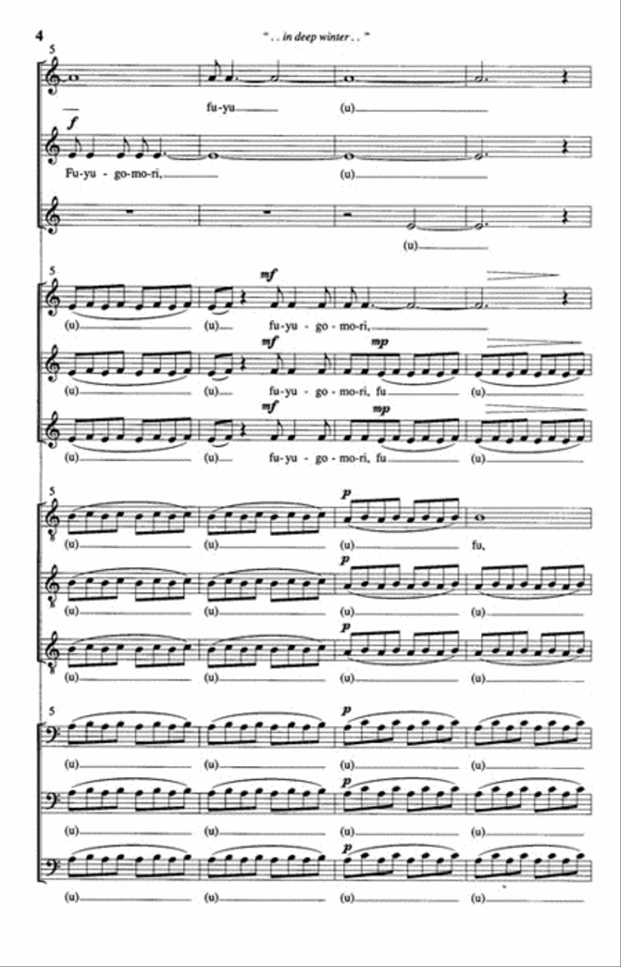 In Winter's Keeping In Winter's Keeping 4-Part scores gallery preview page 3