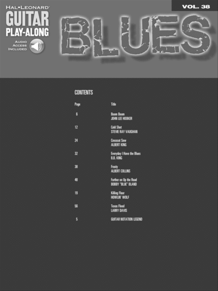 Blues - Guitar Play-Along Volume 38 scores gallery preview page 2