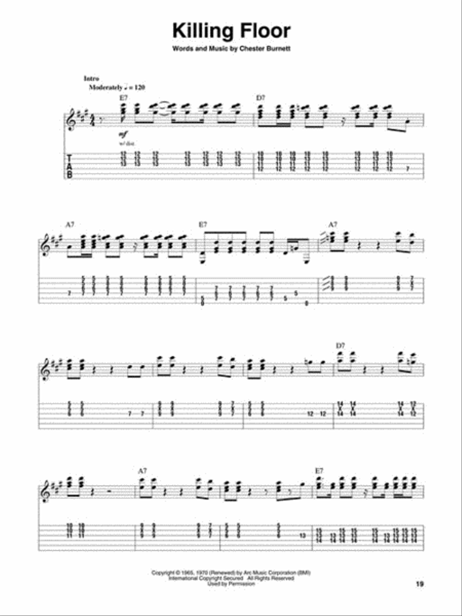 Blues - Guitar Play-Along Volume 38 scores gallery preview page 7