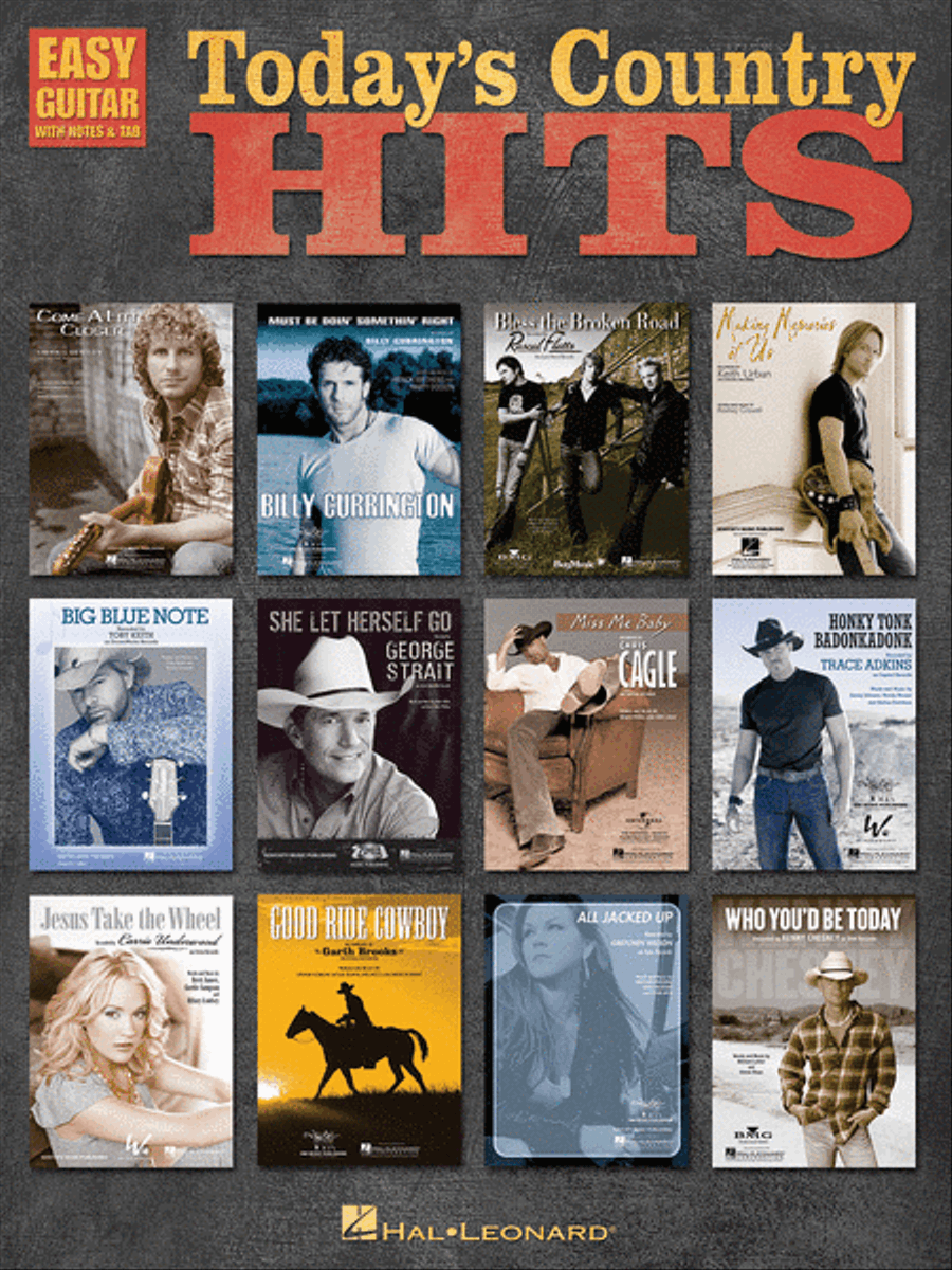 Today's Country Hits Electric Guitar scores gallery preview page 1