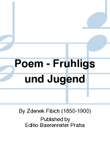 Poem - Frühligs und Jugend