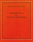 Concerto for Violin and Orchestra no. 1 in E major (1932-1933)