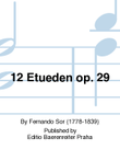 12 Etüden, op. 29