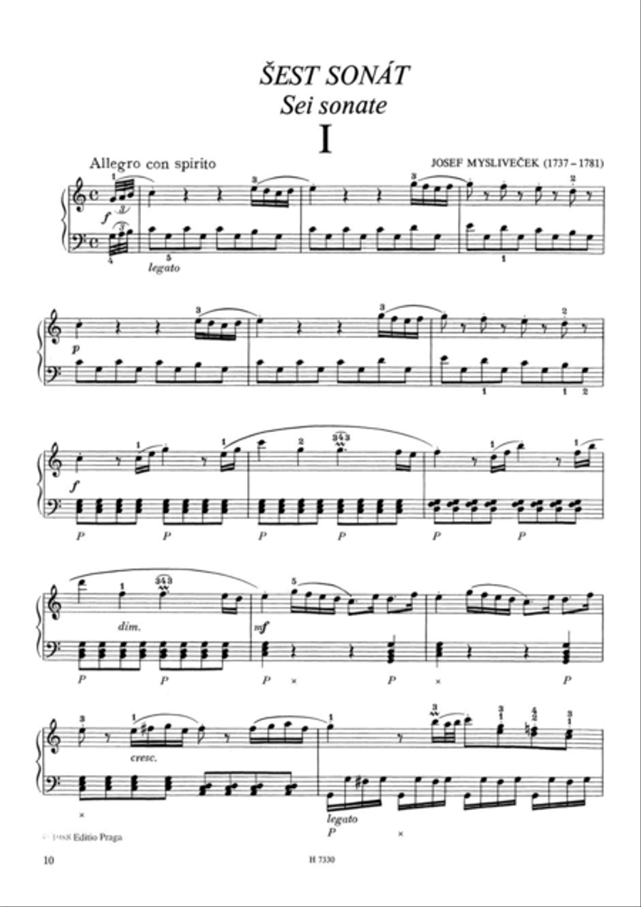 Sechs Sonaten Piano Solo scores gallery preview page 2