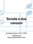 Sonata e due canzoni