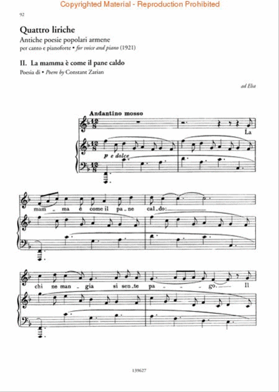 Liriche Liriche High Voice scores gallery preview page 4