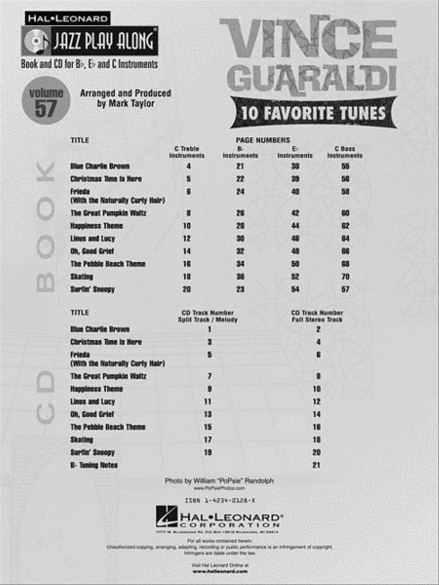 Vince Guaraldi CD scores gallery preview page 3