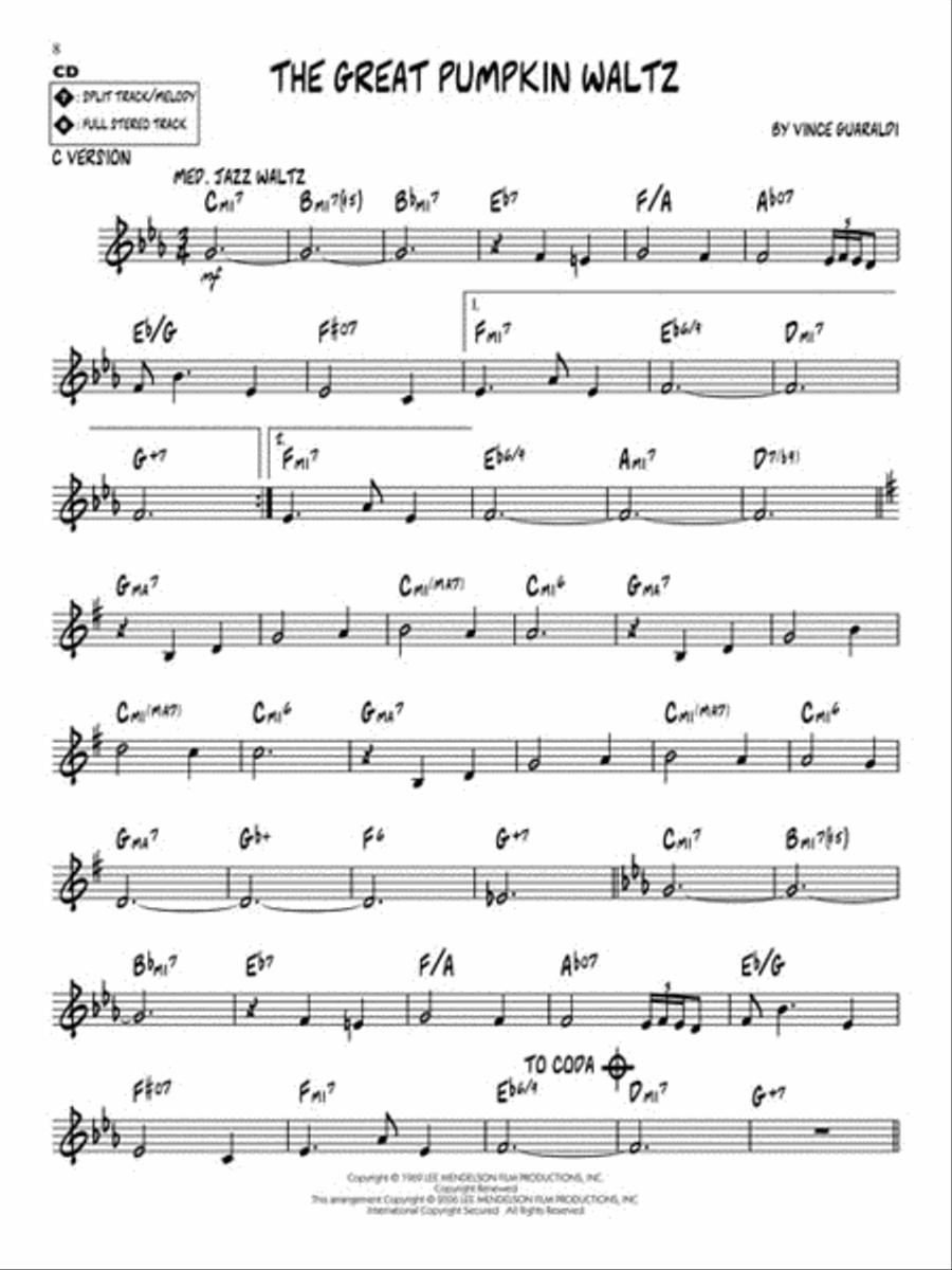 Vince Guaraldi CD scores gallery preview page 4