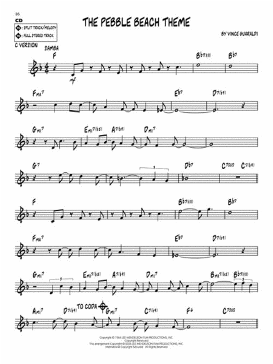 Vince Guaraldi CD scores gallery preview page 6