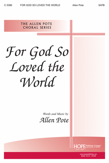 For God So Loved the World