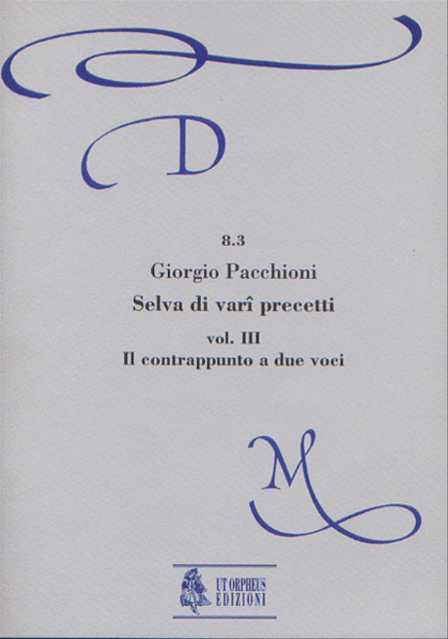 Selva di Vari Precetti. La pratica musicale tra i secoli XVI e XVIII nelle fonti dell’epoca - Vol. III: Il contrappunto a due voci Collection / Songbook scores gallery preview page 1