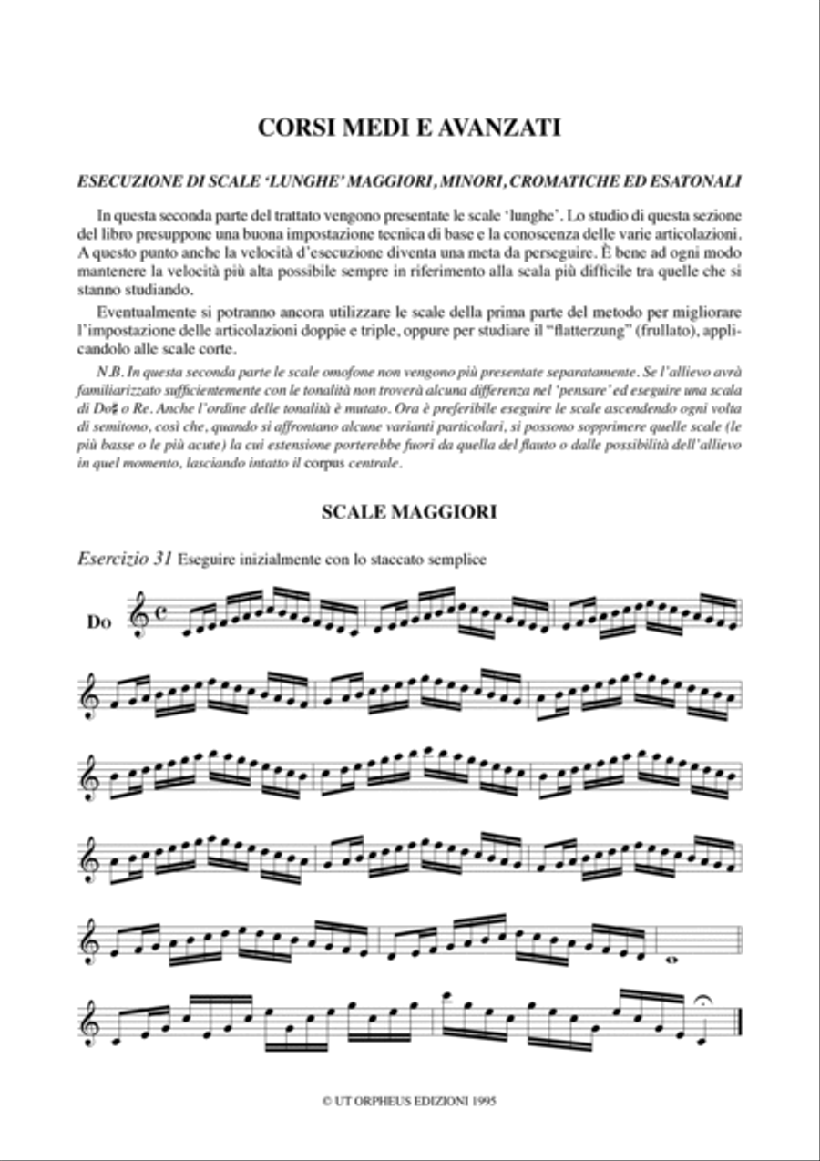 Scales and Arpeggios for Flute - Vol. 2: Intermediate and Advanced courses Flute Solo scores gallery preview page 2