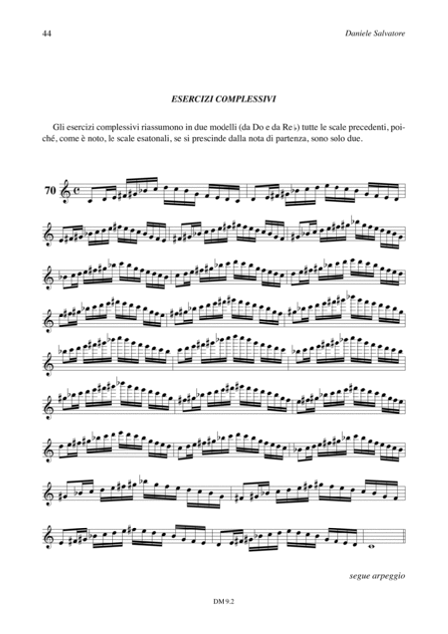 Scales and Arpeggios for Flute - Vol. 2: Intermediate and Advanced courses Flute Solo scores gallery preview page 10