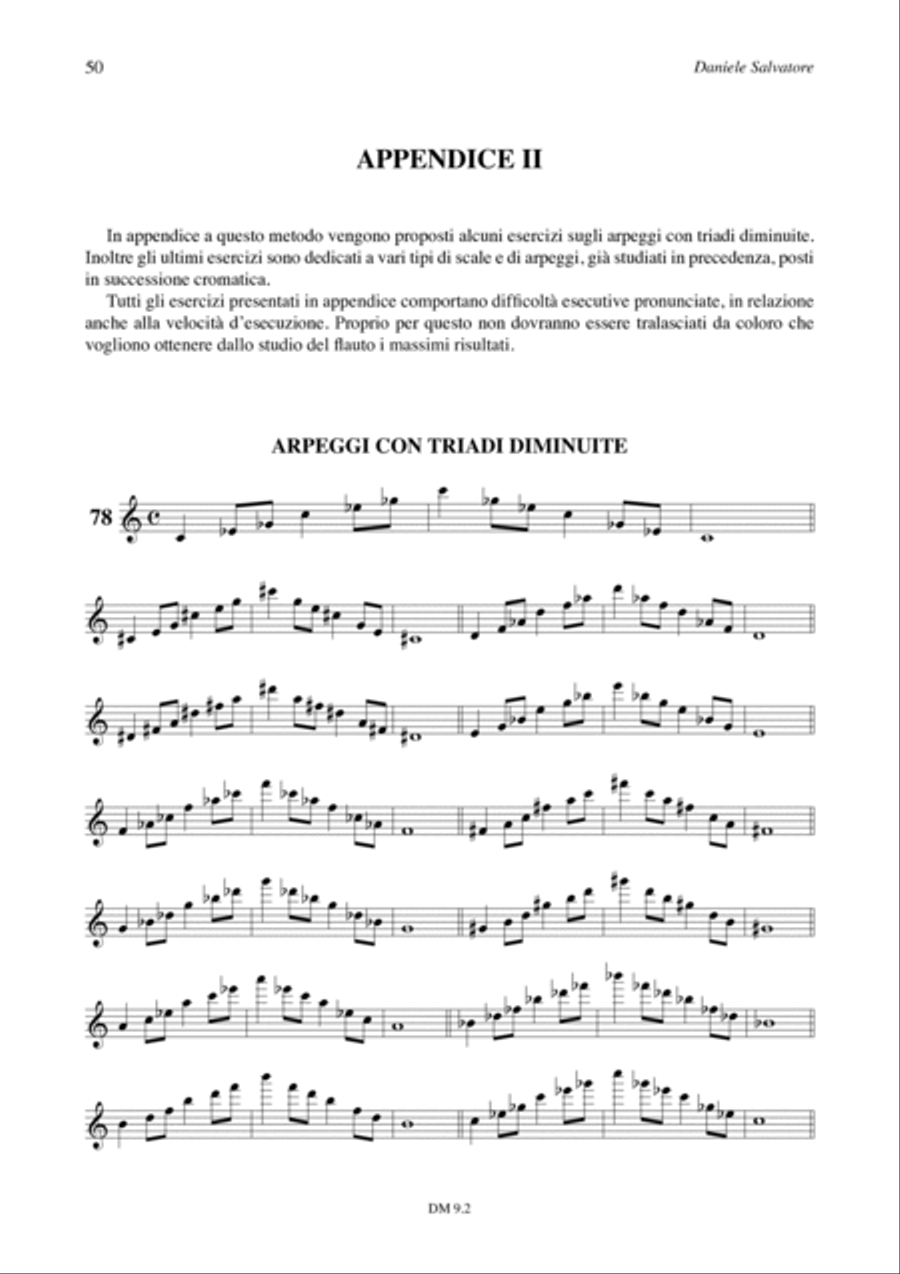 Scales and Arpeggios for Flute - Vol. 2: Intermediate and Advanced courses Flute Solo scores gallery preview page 11