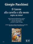 Il Canone alla cartella e alla mente on a Tenor. Systematic study of three to eigth-part canonic imitation on a cantus firmus from sources by L. Zacconi, F. Soriano and R. Rodio