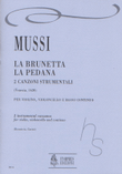 La Brunetta, La Pedana. 2 Instrumental Canzonas (Venezia 1620) for Violin, Violoncello and Continuo