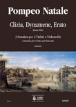 Clizia, Dynamene, Erato. 3 Sonatinas (Roma 1681) for 2 Violins and Violoncello
