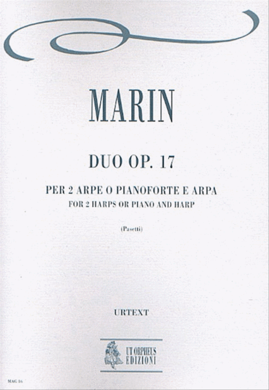 Duo Op. 17 for 2 Harps or Piano and Harp Harp scores gallery preview page 1