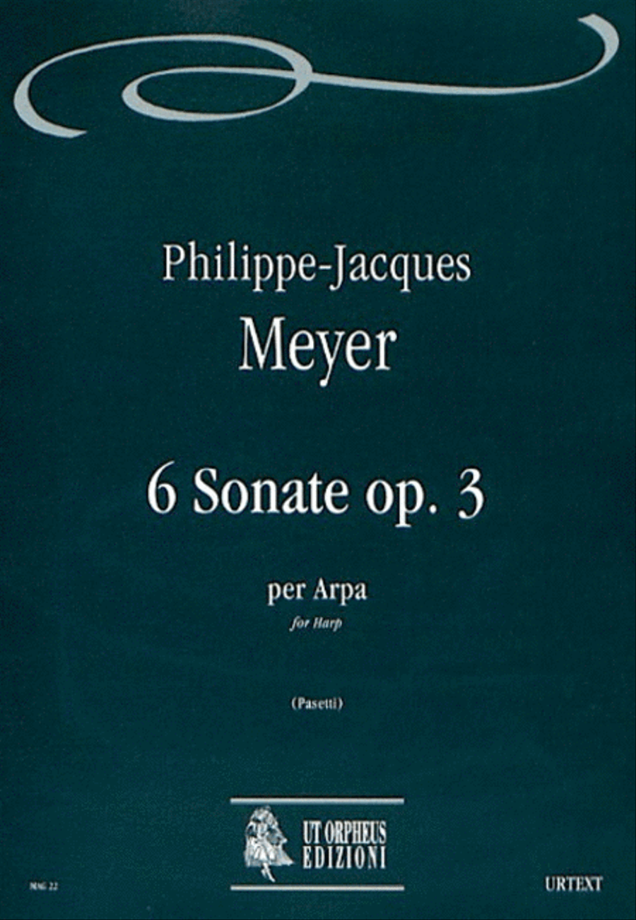 6 Sonatas Op. 3 for Harp Harp scores gallery preview page 1