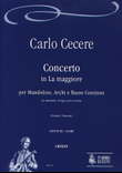Concerto in A Major for Mandolin, Strings and Continuo