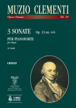 3 Sonatas Op. 13 Nos. 4-6 for Piano