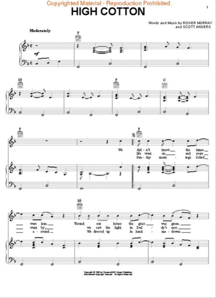 Alabama Anthology Piano, Vocal, Guitar scores gallery preview page 2