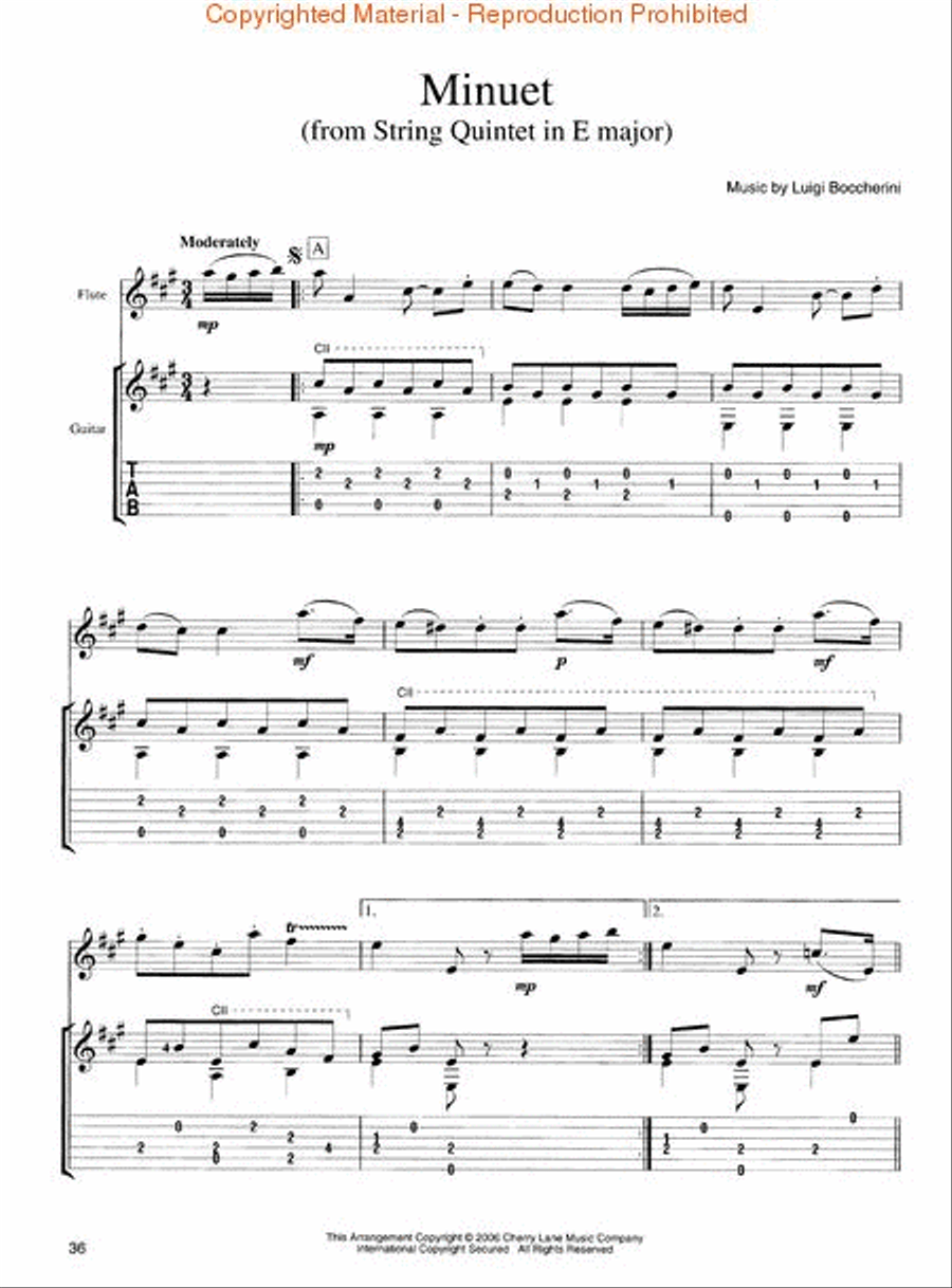The Most Beautiful Classical Melodies Flute scores gallery preview page 3