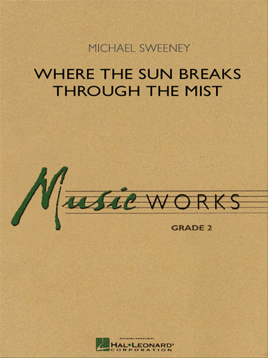Where the Sun Breaks Through the Mist Concert Band scores gallery preview page 1